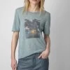 Zadig & Voltaire Ida Photoprint Cashmere Sweater Nuage -Trendy Threads Deals KWSW01627 NUAGE 2