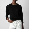 Zadig & Voltaire Moira Sweater Black 1 Zadig & Voltaire Moira Sweater Black -Trendy Threads Deals KWSW01636 NOIR 2