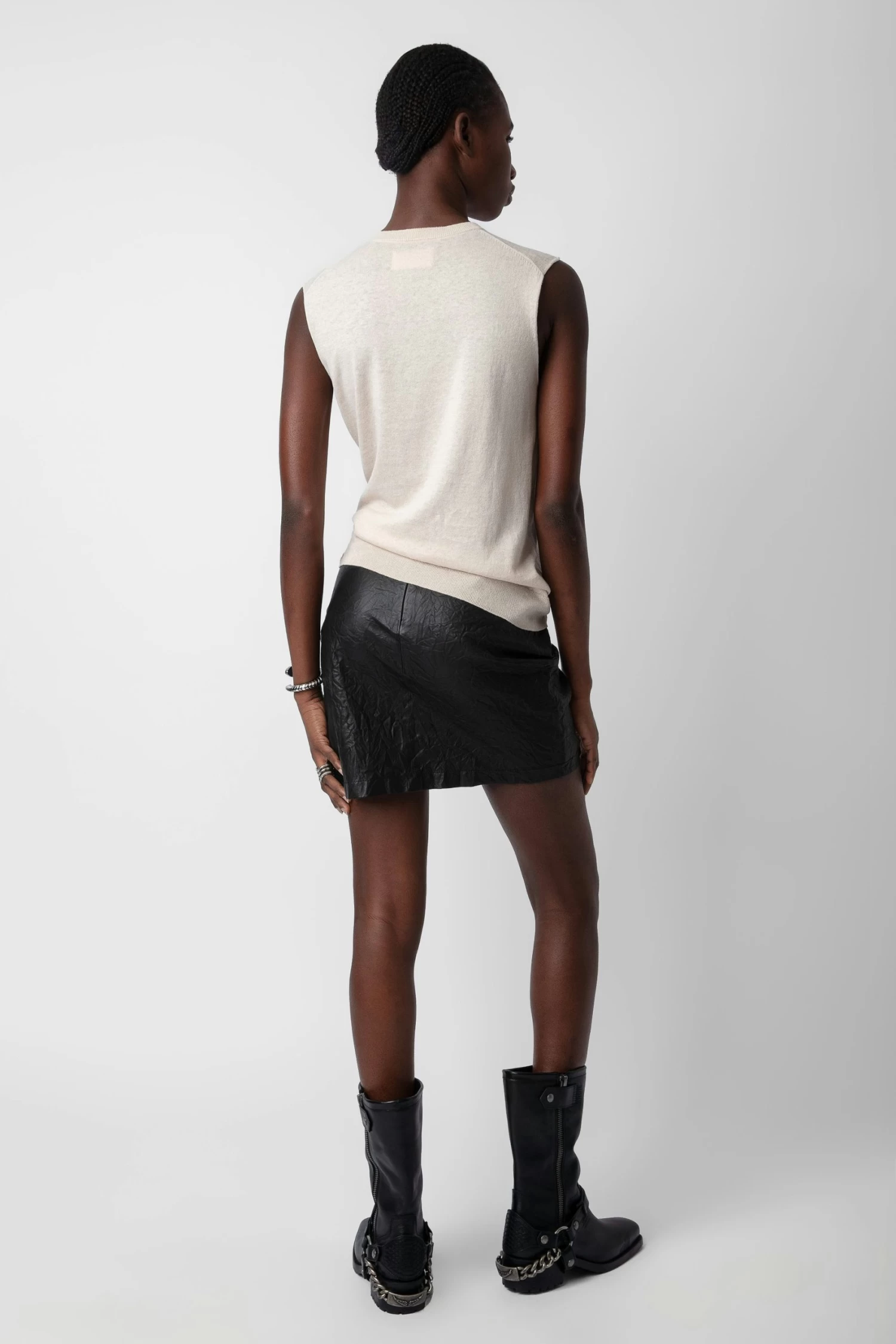 Zadig & Voltaire Nida Mon Amour Top Petale 6 Zadig & Voltaire Nida Mon Amour Top Petale - Image 4