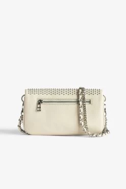 Zadig & Voltaire Rock Nano Dotted Swiss Clutch Flash -Trendy Threads Deals LWBA02381 FLASH 4