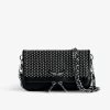 Zadig & Voltaire Rock Nano Dotted Swiss Clutch Black -Trendy Threads Deals LWBA02381 NOIR