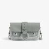 Zadig & Voltaire Kate Metallic Wallet Bag Silver -Trendy Threads Deals LWBA02388 SILVER