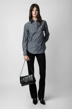 Zadig & Voltaire Rocky Quilted Bag Black -Trendy Threads Deals LWBA02425 NOIR 9