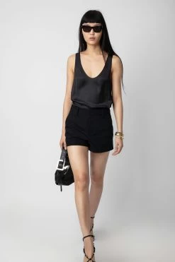 Zadig & Voltaire Le Cecilia XS Bag Black -Trendy Threads Deals LWBA02470 NOIR 9