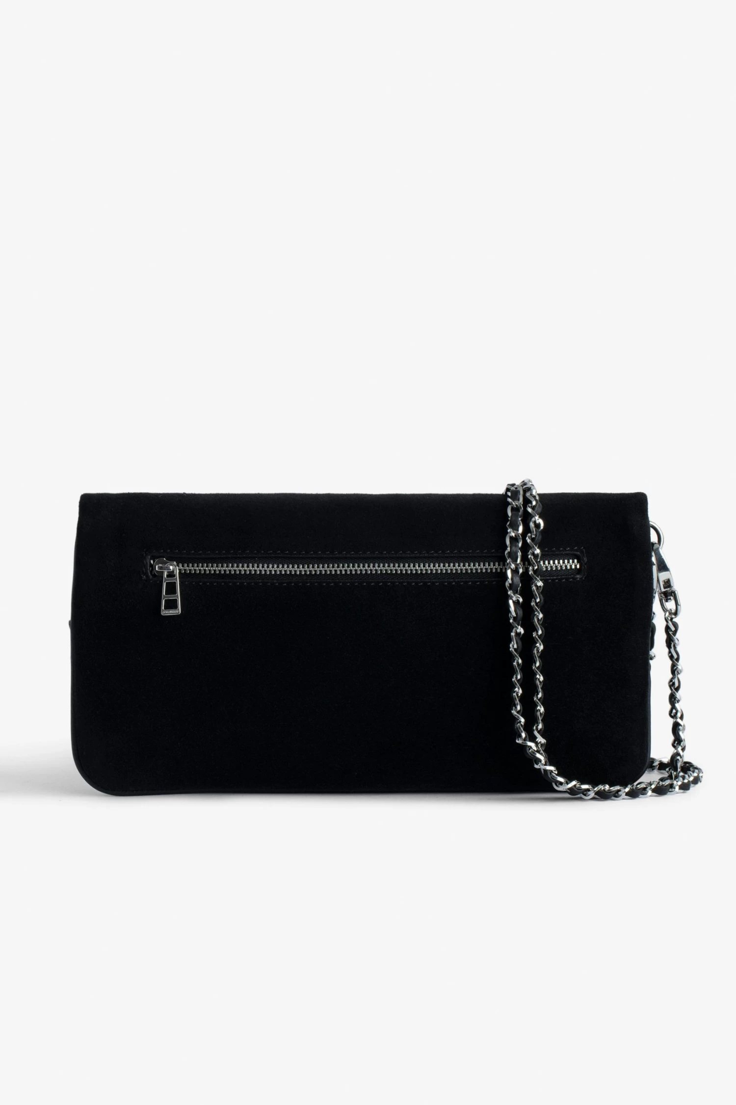 Zadig & Voltaire Rock Suede Clutch Black 4 Zadig & Voltaire Rock Suede Clutch Black - Image 2