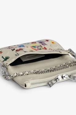 Zadig & Voltaire Rock Nano Clutch Flash -Trendy Threads Deals LWBA02484 FLASH 5