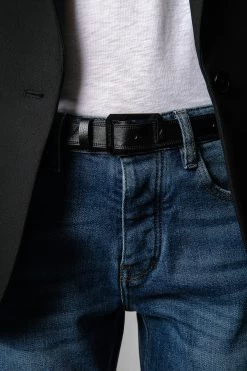 Zadig & Voltaire La Cecilia Belt Leather Black -Trendy Threads Deals LWBT00016 NOIR 10