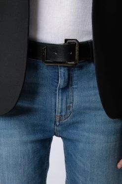 Zadig & Voltaire La Cecilia Belt Black -Trendy Threads Deals LWBT00039 NOIR 9