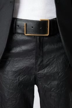 Zadig & Voltaire La Cecilia Obsession Belt Black 9 Zadig & Voltaire La Cecilia Obsession Belt Black -Trendy Threads Deals LWBT00295 NOIR 9