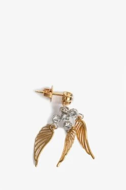 Zadig & Voltaire Rock Over Small Earrings Shiny Gold -Trendy Threads Deals OWJW00526 SHINY GOLD 2