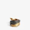 Zadig & Voltaire Rock Feather Ring Old Gold -Trendy Threads Deals OWJW00536 OLD GOLD