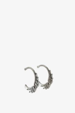 Zadig & Voltaire Rock Star Earrings Antic Silver -Trendy Threads Deals OWJW00596 ANTIC SILVER 2
