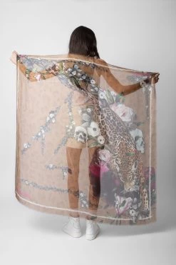 Zadig & Voltaire Kerry Scarf Heritage -Trendy Threads Deals OWSC00459 HERITAGE 8