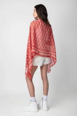 Zadig & Voltaire Delta Scarf Power 10 Zadig & Voltaire Delta Scarf Power -Trendy Threads Deals OWSC00462 POWER 8