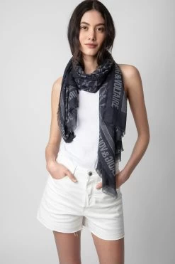 Zadig & Voltaire Delta Scarf Road -Trendy Threads Deals OWSC00462 ROAD 9