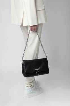 Zadig & Voltaire Rocky Bag Black -Trendy Threads Deals PWGAB2007F NOIR 7