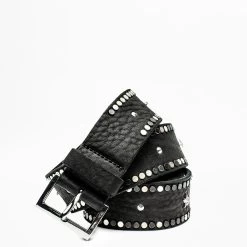 Zadig & Voltaire Starlight Belt Black -Trendy Threads Deals PWGAC0901F NOIR 3 1