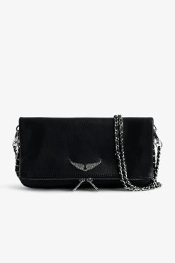 Zadig & Voltaire Rock Clutch Black