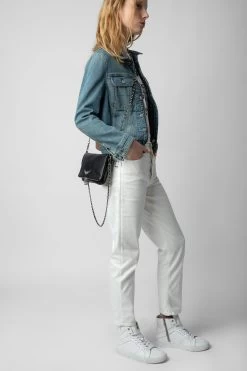 Zadig & Voltaire Rock Clutch Black -Trendy Threads Deals PWGAP2003F NOIR 8