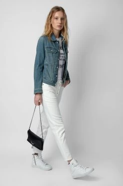 Zadig & Voltaire Rock Clutch Black -Trendy Threads Deals PWGAP2003F NOIR 9