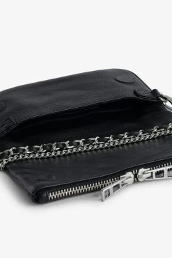 Zadig & Voltaire Rock Nano Bag Black 12 Zadig & Voltaire Rock Nano Bag Black -Trendy Threads Deals PWGAP2005F NOIR 7