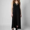 Zadig & Voltaire Risty Jac Guitar Dress Black -Trendy Threads Deals PWGCP0401F NOIR 2 2