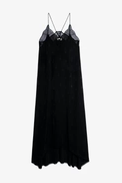 Zadig & Voltaire Risty Jac Guitar Dress Black 15 Zadig & Voltaire Risty Jac Guitar Dress Black -Trendy Threads Deals PWGCP0401F NOIR 8