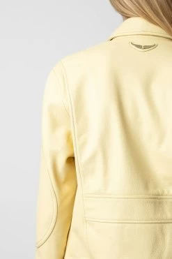 Zadig & Voltaire Kaia Leather Jacket Shea -Trendy Threads Deals RWOW00212 SHEA 6