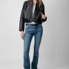 Zadig & Voltaire Bunta Reversible Leather Jacket Black -Trendy Threads Deals RWOW00213 NOIR 4