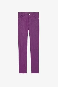 Zadig & Voltaire Phlame Crinkled Leather Pants Goa 11 Zadig & Voltaire Phlame Crinkled Leather Pants Goa -Trendy Threads Deals RWPA00001 GOA