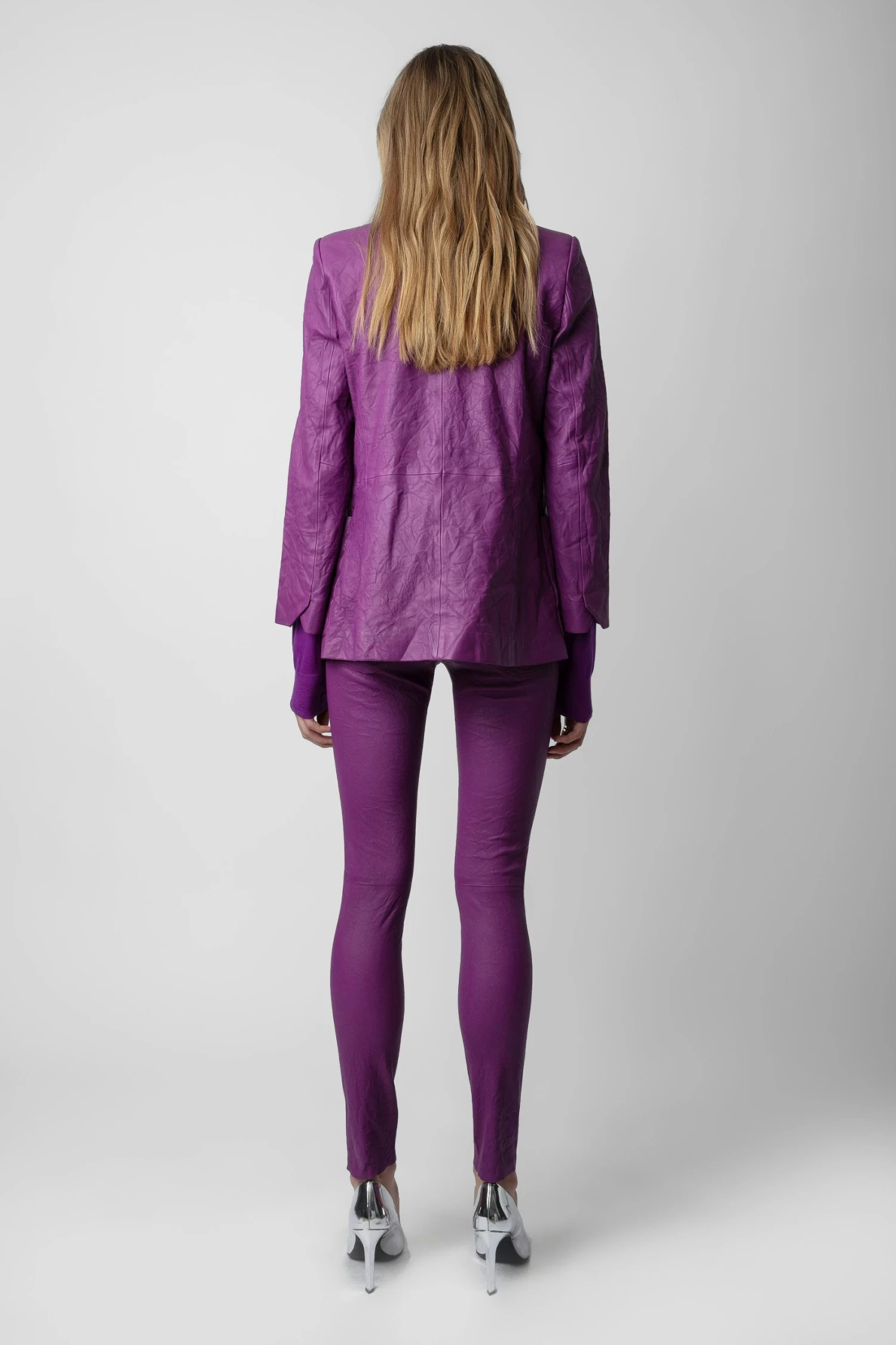 Zadig & Voltaire Phlame Crinkled Leather Pants Goa 6 Zadig & Voltaire Phlame Crinkled Leather Pants Goa - Image 4