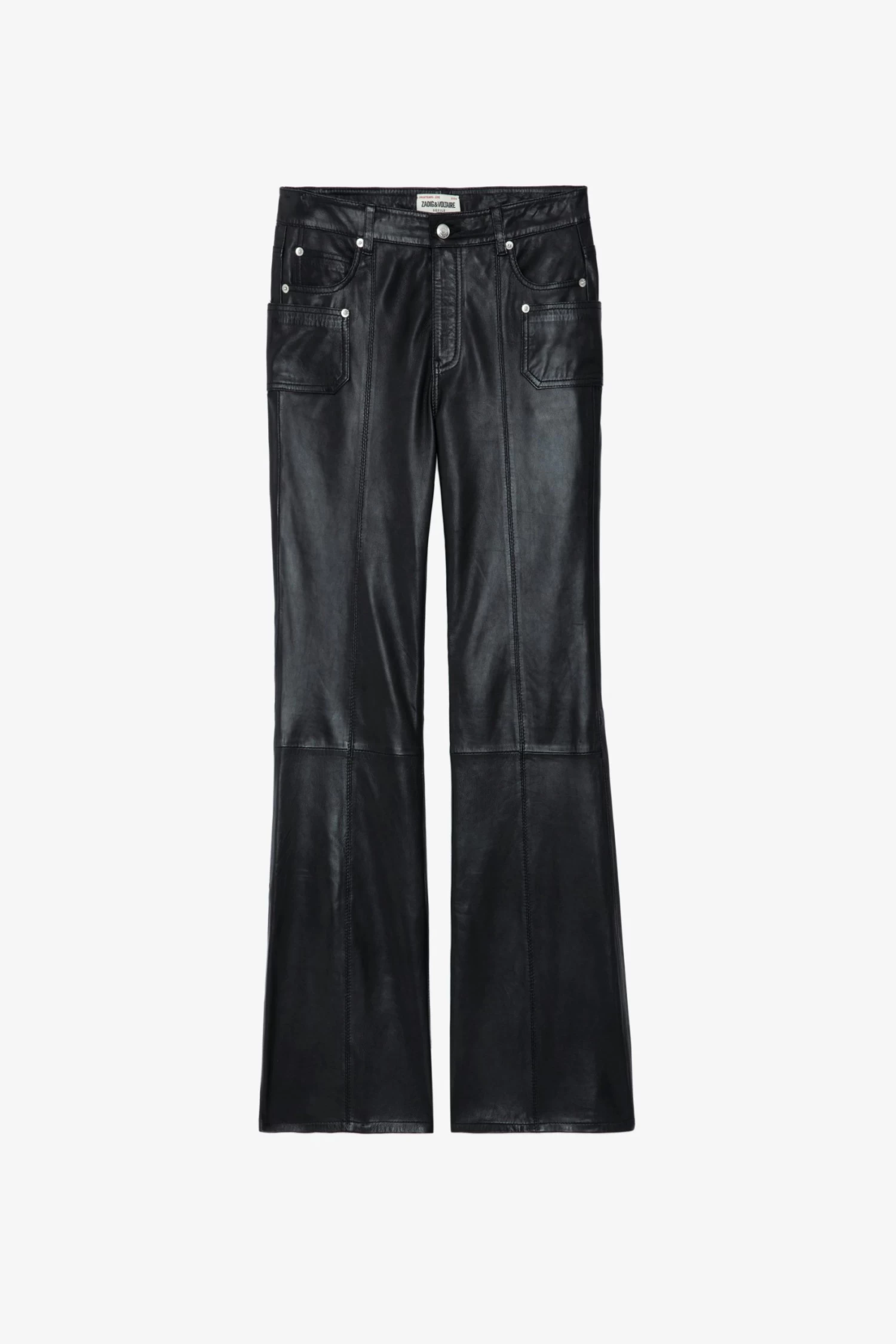 Zadig & Voltaire Elvir Leather Pants Black 8 Zadig & Voltaire Elvir Leather Pants Black - Image 6