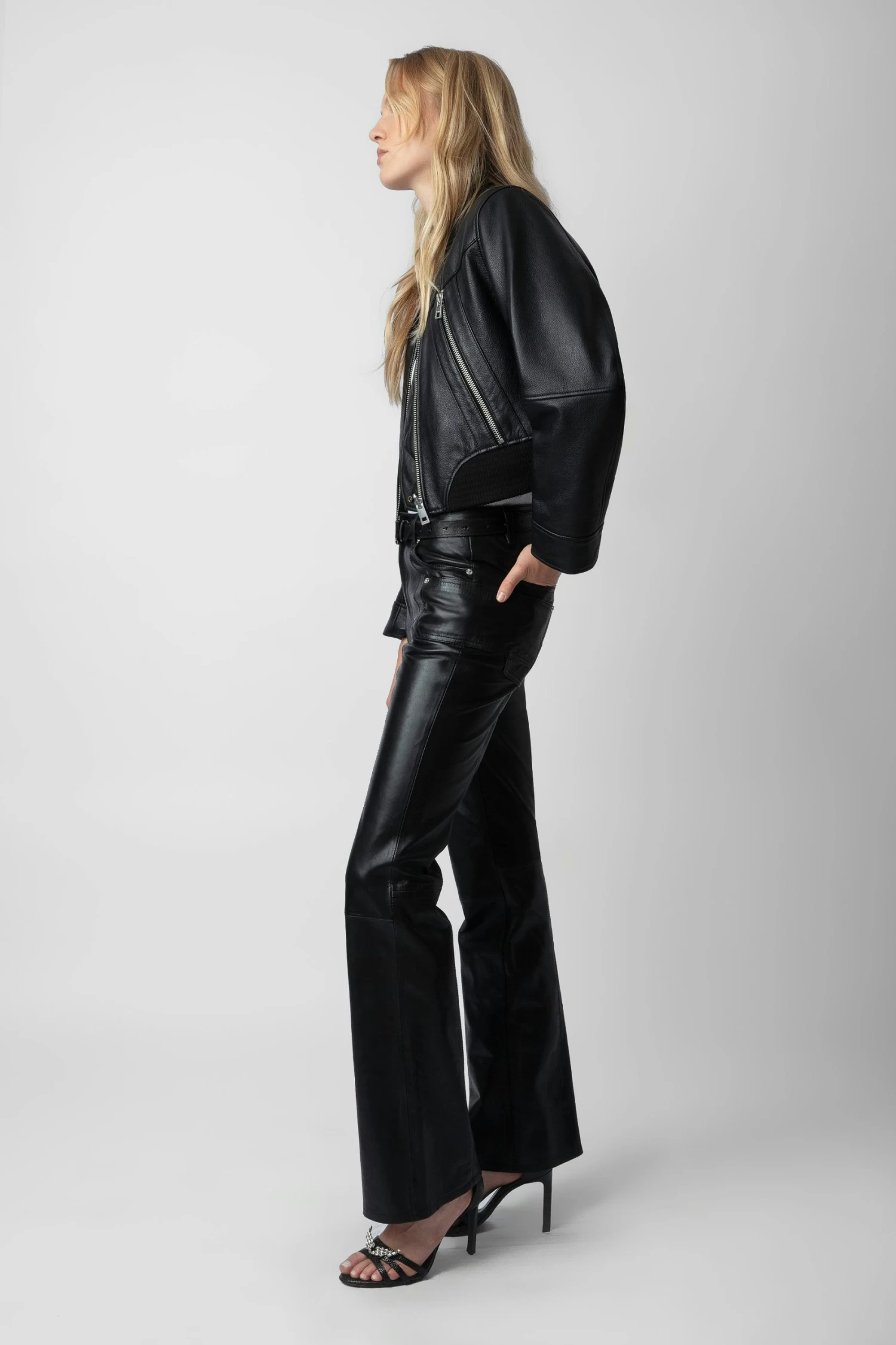 Zadig & Voltaire Elvir Leather Pants Black 4 Zadig & Voltaire Elvir Leather Pants Black - Image 2