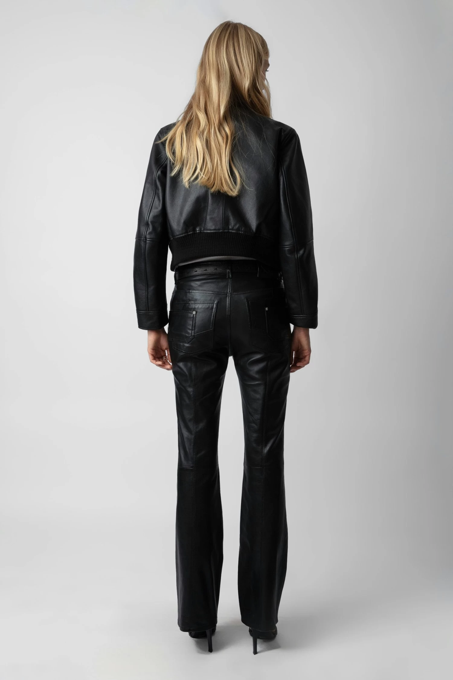 Zadig & Voltaire Elvir Leather Pants Black 6 Zadig & Voltaire Elvir Leather Pants Black - Image 4