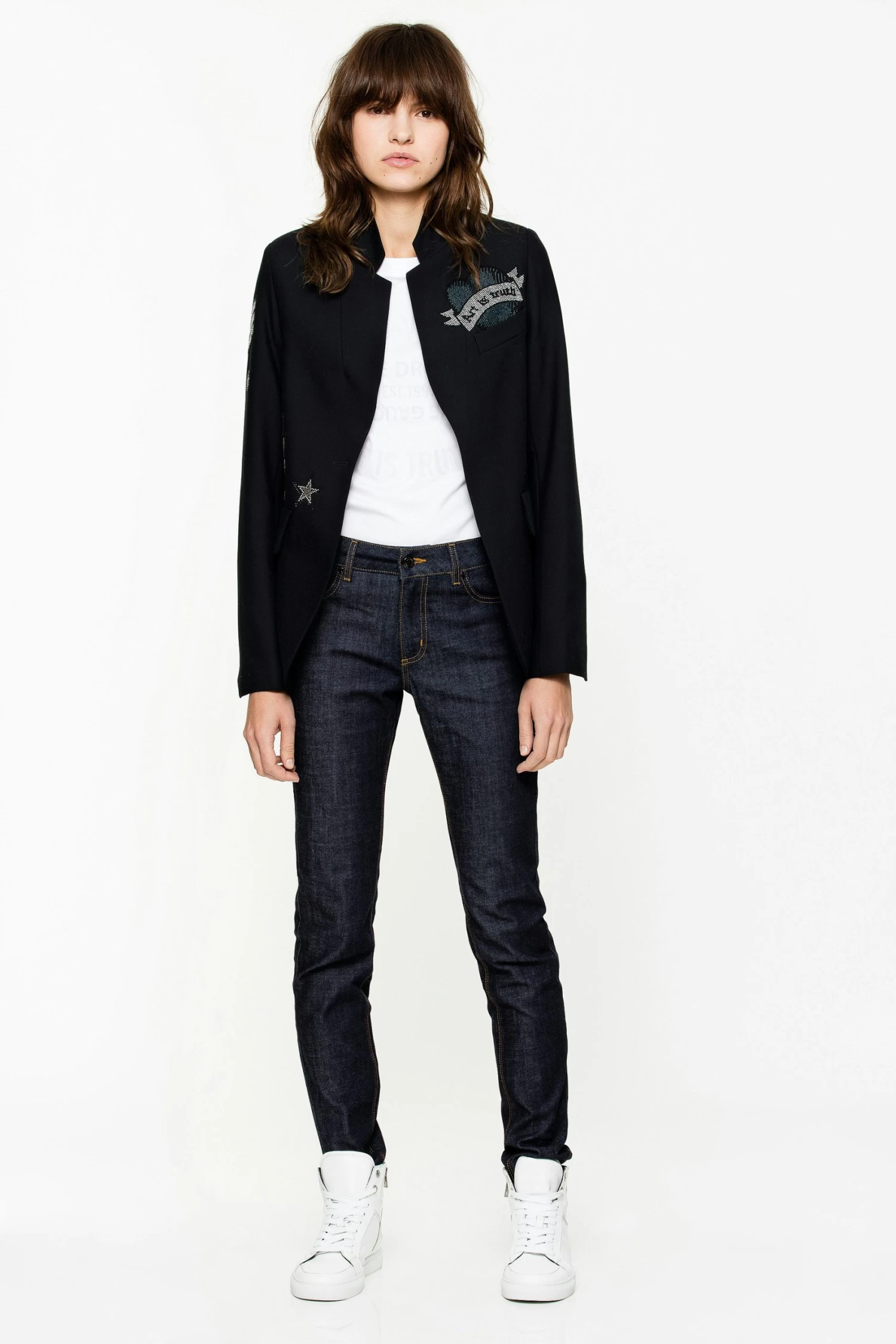 Zadig & Voltaire Very Bis Blazer Navy 4 Zadig & Voltaire Very Bis Blazer Navy - Image 2