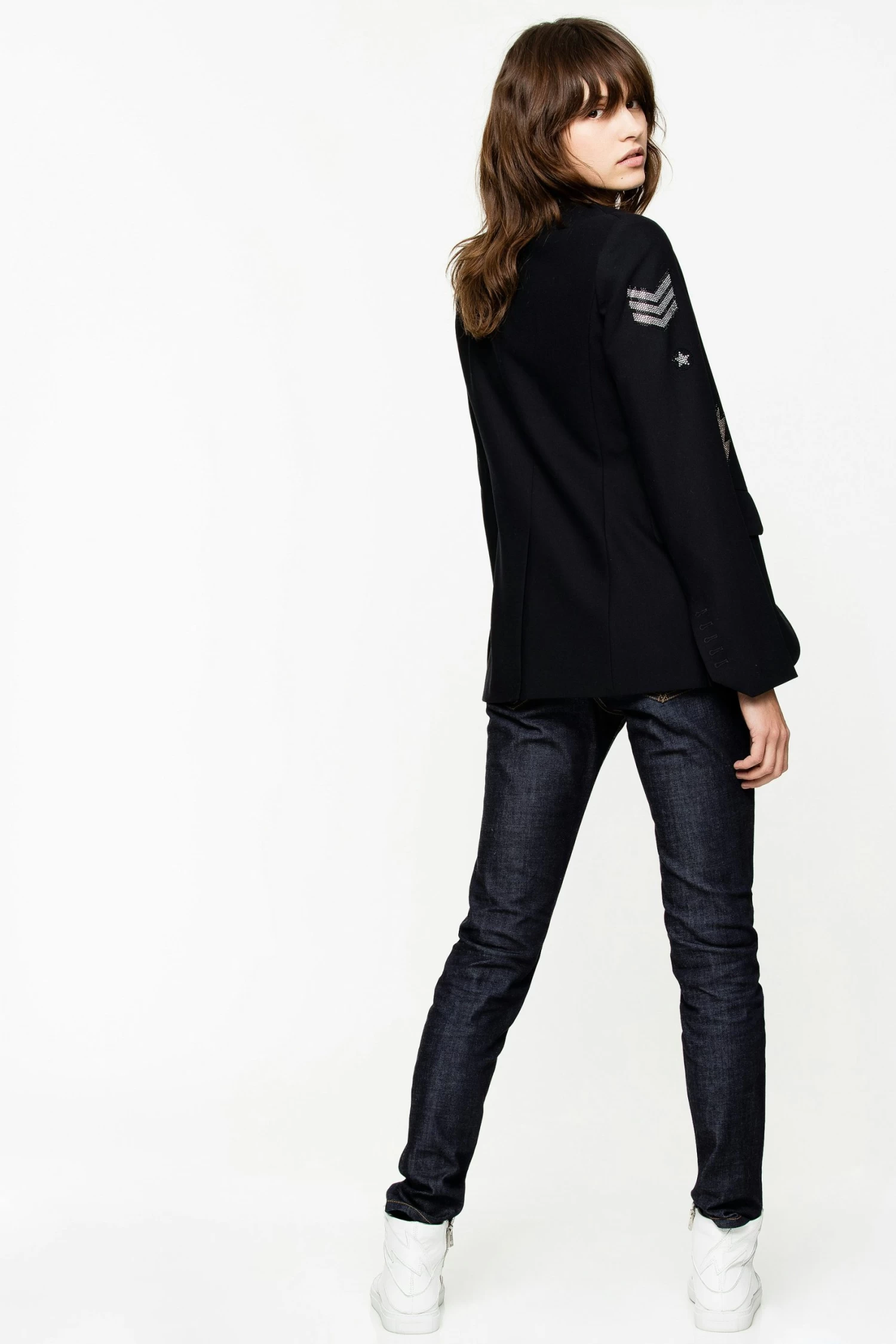 Zadig & Voltaire Very Bis Blazer Navy 5 Zadig & Voltaire Very Bis Blazer Navy - Image 3