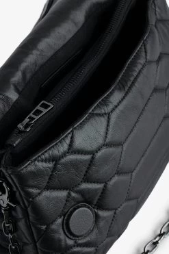 Zadig & Voltaire Rocky XL Mat Scale Bag Black -Trendy Threads Deals SKAB2015F NOIR 5