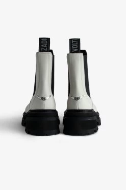 Zadig & Voltaire Ride Chelsea Boots Ice -Trendy Threads Deals SWCT00804 ICE 4