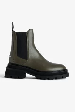 Zadig & Voltaire Ride Chelsea Boots Military