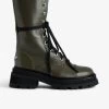 Zadig & Voltaire Ride High Ankle Boots Military -Trendy Threads Deals SWCT00807 MILITARY