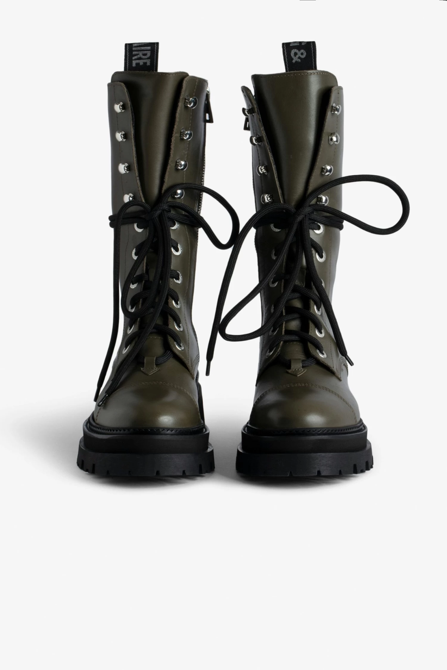 Zadig & Voltaire Ride High Ankle Boots Military 4 Zadig & Voltaire Ride High Ankle Boots Military - Image 2