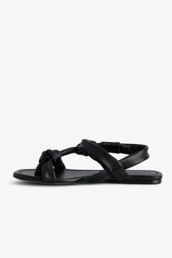 Zadig & Voltaire Forget Me Knot Sandals Black