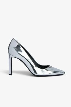 Zadig & Voltaire Perfect Court Shoes Silver