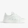 Zadig & Voltaire ZV1747 La Flash Low-Top Platform Sneakers White 1 Zadig & Voltaire ZV1747 La Flash Low-Top Platform Sneakers White -Trendy Threads Deals SWSN00426 BLANC