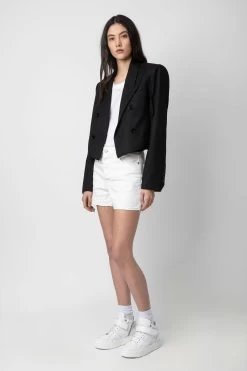 Zadig & Voltaire ZV1747 Flash Chunky Mid-Top Sneakers White -Trendy Threads Deals SWSN00428 BLANC 9