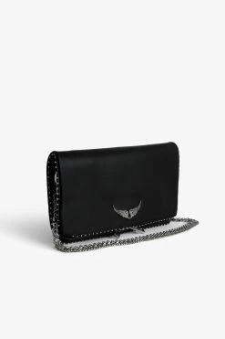 Zadig & Voltaire Rock Studs Clutch Black -Trendy Threads Deals WHAP2018F NOIR 3