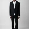 Zadig & Voltaire Viks Blazer Black -Trendy Threads Deals WMBL00158 NOIR 2