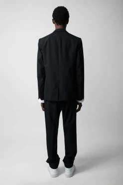 Zadig & Voltaire Viks Blazer Black -Trendy Threads Deals WMBL00158 NOIR 6