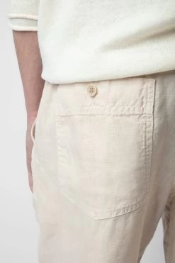 Zadig & Voltaire Pixel Linen Bermuda Shorts Naturel -Trendy Threads Deals WMBS00055 NATUREL 5