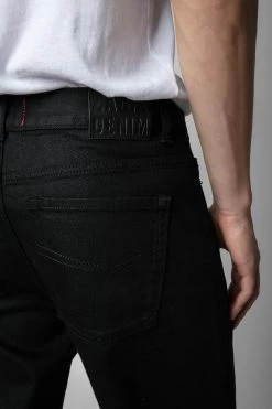 Zadig & Voltaire John Jeans Black -Trendy Threads Deals WMJE00018 NOIR 5